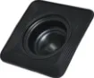 Weatherproof rubber flashing to allow penetration of metal roofing from 5-55mm without water ingress. Black colour.
