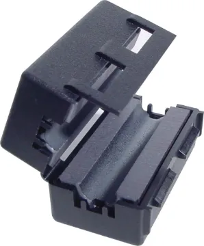 6.5mm Clip On Cable Core Suitable for high frequency ground current suppression in multi core cables. Maximum cable diameter 6.5mm. Fits a majority of Altronics audio/video cables.