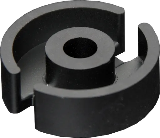 This transformer core has a low loss and is a high saturation grade, making it perfect for transformers and for use in switchmode power supply applications
