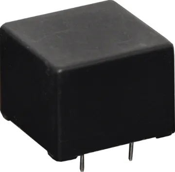 600 Ohm / 600 Ohm Potted Telephone Isolation Transformer Impedance:	600 Ohm  line matching 
Turns Ratio:	1:1
Insertion Loss:	4.7dB max @ 2kHz
Frequency Response:	200Hz - 4kHz
Return Loss:	>15dB @ 200Hz - 4kHz
Proof Test:	5.5kV RMS
Max Unbalanced DC:	100µA
Dimension:	18L x 14H x 18W
Weight:	13 gms
PCB hole size: 0.7mm