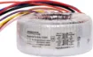 High power toroidal transformer for audio use. Input and output windings can be reversed.