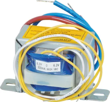 12.6V /  240V 300mA Centre Tapped EI Core Transformer Primary and secondary fitted with 200mm fly leads.