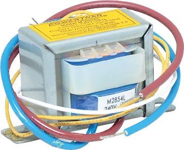 24V / 240V 150mA Centre Tapped EI Core Transformer Primary and secondary fitted with 200mm fly leads.