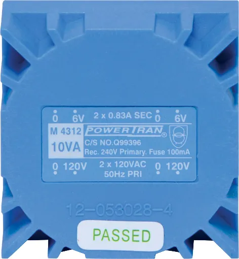 6+6V 10VA Potted Toroidal Transformer.