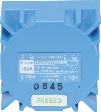 9 + 9V PCB 10VA Toroidal Transformer Toroidal transformers provide a higher output compared to traditional E-I transformers of a similar physical size. They have substantially reduced radiated hum and electrical noise, generate less heat and have much better regulation making them ideal for