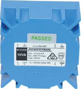 15 + 15 PCB 10VA Toroidal Transformer Toroidal transformers provide a higher output compared to traditional E-I transformers of a similar physical size. They have substantially reduced radiated hum and electrical noise, generate less heat and have much better regulation making them ideal for