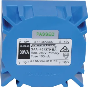 12 + 12 PCB 30VA Toroidal Transformer Toroidal transformers provide a higher output compared to traditional E-I transformers of a similar physical size. They have substantially reduced radiated hum and electrical noise, generate less heat and have much better regulation making them ideal for