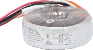12 + 12 80VA Toroidal Transformer Certificate No.: CS 815/Q