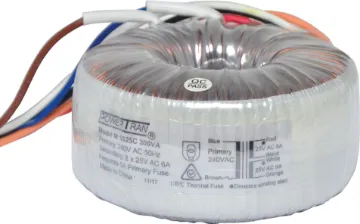 25 + 25 300VA Toroidal Transformer 25+25V 300VA toroidal transformer.