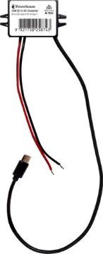 8-32V to 5V 5A USB C DC-DC Converter This handy DC-DC converter accepts a 8-32V DC input voltage and converts it to a 5V 5A type C USB socket output for charging a USB device. These can be easily integrated into vehicle wiring, remote power systems and more.