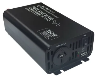 300W 24V DC to AC Pure Sine Wave Power Inverter A compact 24V 300W inverter is designed to deliver pure AC output for powering difficult loads such as appliances with switchmode power supplies (computers, displays & game consoles) and voltage sensitive devices.