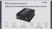This compact 300W modified sine wave power inverter is ideal for providing AC power to appliances whilst away from mains power.