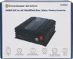 This compact 600W modified sine wave power inverter is ideal for providing AC power to appliances whilst away from mains power.