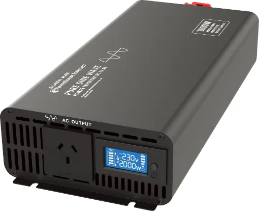 This compact inverter is designed to deliver pure AC output for powering difficult loads such as appliances with switchmode power supplies (computers, displays & game consoles) and voltage sensitive devices.