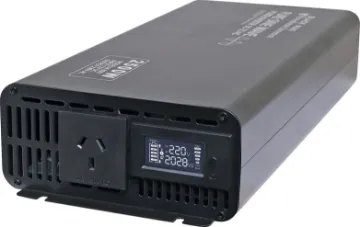 2500W 12V DC To AC Pure Sine Wave Power Inverter This inverter is designed to deliver pure AC output for powering difficult loads such as appliances with switchmode power supplies (computers, displays & game consoles) and voltage sensitive devices.