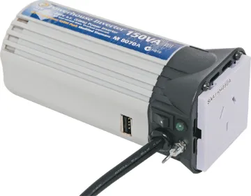 150W 12V DC To 240V AC Modified Sinewave 'Can' Inverter Designed in the shape of a soft drink can, this compact inverter mounts snugly in your vehicle's cup/drink holder.