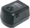 Converts 220V-240V to 110V for using US appliances on Australian mains voltages. Fitted with US mains socket.