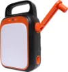 Great for camping and hiking getaways, this compact portable charging solution keeps your devices powered up while also providing a handy lamp and torch.