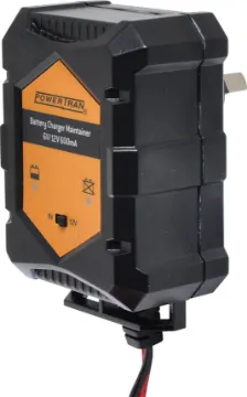 Battery Maintenance Charger 6V/12V 600mA This 6V/12V battery  charger maintainer offers 600mA charging suitable for lead, gel cell and lead-acid batteries, including maintenance-free batteries.
