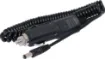 Fixed 2.1mm tip. Powers 12V devices in your car. Curly cord keeps your cabling tidy.