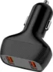 This charger provides dual QC3.0 USB type A charging outputs; 5V/3A, 9V/2A, 12V/1.5A . The charger is ideal for couples, families and individuals with multiple devices. The charger has a 12-24V DC input. With the charger users can charge a range of devices including; phones, tablets, cameras etc.