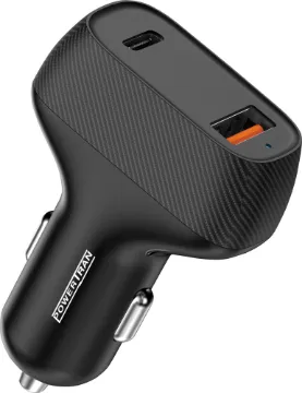 Car QC3.0/USB C PD 48W Adaptor This car accessory provides USB C PD output @ 30W and QC3.0 USB A type socket @ 18W. 12-24V DC input.