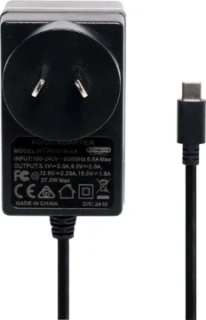 USB-C 5.1V 27W 5A Device Power Supply This slimline plugpack style USB power supply is ideal for powering and charging a variety of USB type C equipped devices, such as laptops, game consoles, phones, IoT boards (including Raspberry Pi) and other Type C devices.