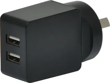 Dual Output 5V 3.4A USB Wall Charger An ideal choice for couples, families or even anyone who has two devices that need to be charged.