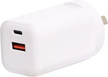 Dual Output QC3.0 and PD USB Wall Charger This powerful USB charger features a QuickCharge 3.0 port as well as a USB C port to suit the latest devices.