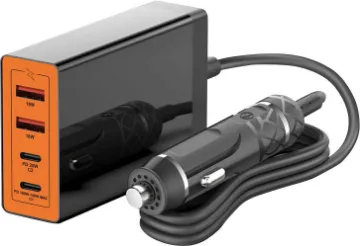 USB C 140W PD Car Adapter With 2m Cable This versatile USB-C for vehicles and auxiliary battery systems plugs into any standard car accessory socket (cigarette lighter socket) and provides up to 140W USB C Power Delivery (PD3.0/3.1).