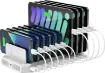 This 10 port USB charger allows you to charge up to 10 mobile devices at once. Ideal for workplaces, schools and large families. Keep everything charged up and ready to go.