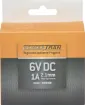 6V DC Switchmode Plugpack Supplied with a fixed positive to tip 2.1mm DC jack. Compact design with high current regulated output. 