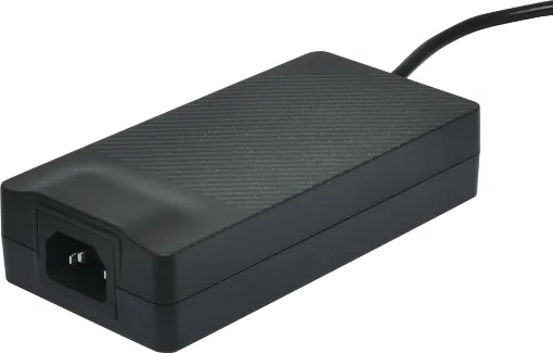 Super-compact regulated power supplies. Supplied with 2.1mm DC jack. 100-240V AC input. Energy authority approved. MEPS approved. Requires P 8417 IEC lead. Dimensions: 167 x 65 x 40mm.

