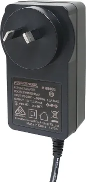 18V DC 2.8A Appliance Power Supply Adapter 18V DC, 2.8 Amp switch mode plug pack supplied with a fixed positive to tip 2.1mm DC jack (2.1ID x 5.5OD x 10L). Compact design with high current regulated output. Energy authority approved. MEPS approved.
