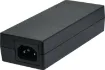 24V DC Switchmode Powerpack. Super-compact regulated power supplies. Supplied with fixed 2.1mm DC jack. 100-240V AC input via IEC C13 socket. Energy authority approved. MEPS approved. Dimensions: 143Wx58x34Dmm.