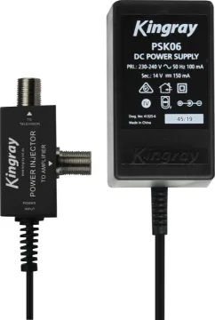 14VDC 150mA Power Supply with PAL type Output 14V DC 150mA plugpack with PAL type socket arrangement designed to plug in line with Kingray range of masthead amplifiers.