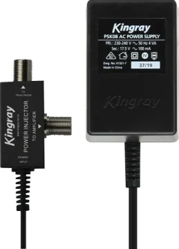 17.5VAC 100mA Power Supply with PAL Output 17.5V ac 100mA plugpack with PAL socket and plug arrangement designed to plug in line with Kingray range of masthead amplifiers.