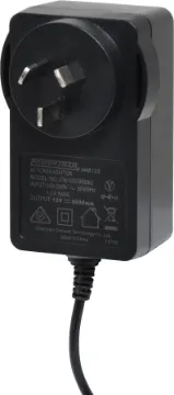 12V DC 3A Fixed Screw on Tip Positive Appliance Plugpack (2.1mm) 12V DC, 3 Amp Switchmode Plugpack Supplied with a fixed screw on positive to tip 2.1mm DC jack (2.5ID x 5.5OD x 10L). Compact design with high current regulated output. Energy authority approved. MEPS approved.