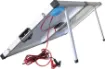 Portable folding solar panel system (130W mono-crystalline type) for camping and caravans. This kit provides quick site power for your batteries ensuring your camping fridge is always on the go without the danger of your batteries running flat. It features a high performance weatherproof solar regulator with 3-stage battery charging circuit. 