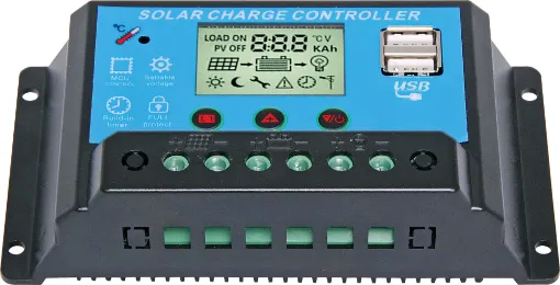 Featuring intelligent charge control, adjustable parameters, LCD screen and USB charging outputs this solar regulator represents outstanding value for under $100. It is suitable for permanent installations of lead acid and gel battery solar panel systems. The LCD allows for easy selection of charging parameters such as PV switch off voltage, load s