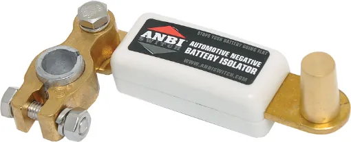 The ANBI Japanese battery switch is designed to avoid the inconvenience of having a completely flat battery. The switch eliminates drainage of stored power by isolating the battery from components. 