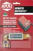 The ANBI Japanese battery switch is designed to avoid the inconvenience of having a completely flat battery. The switch eliminates drainage of stored power by isolating the battery from components. 