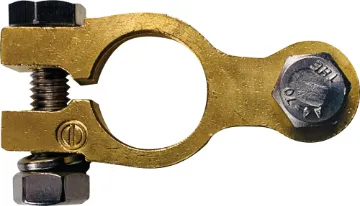 Battery Terminal DIN - Negative ANBI Battery Terminals and Boss’ are manufactured using high-quality BRONZE C85800, which meets International Automotive Standards to avoid cracking and failing when tightened.
ANBI terminals are precision forged and machined to ensure the best possible fit.