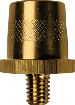 Battery Terminal Boss Adapter - Negative Suitable for Sealed Lead Acid batteries with 8mm bolt terminal, the ANBI Battery Boss adaptor allows additional accessories to be fitted quickly while retaining the 8mm bolt terminal. Manufactured using high-quality BRONZE C85800, which meets International Automotive Standards. The ANBI Battery Boss also features a 12mm Knurl, where others only hav