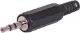 2.5mm Stereo Jack Plug 2.5mm Stereo Black