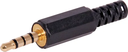 4 pole black 4.5mm cable entry 