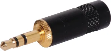 3.5mm Stereo Gold Metal NYS-231LBG Jack Plug High quality Neutrik line jack plug. 4mm cable entry rean