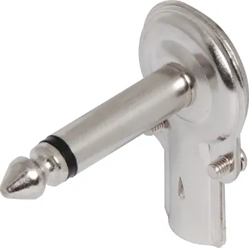6.35mm 90 Degree Mono Metal Jack Plug 6.35mm Plug 90  Mono. Metal Housing