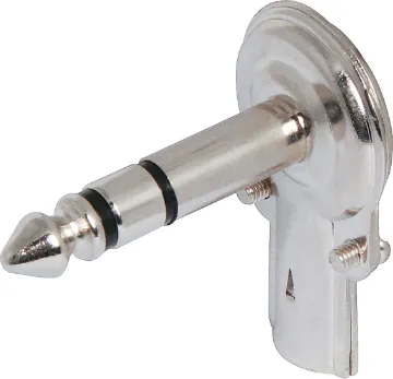 6.35mm 90 Degree Stereo Metal Jack Plug 6.35mm Plug 90  Stereo. Metal Housing