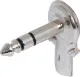 6.35mm 90 Degree Stereo Metal Jack Plug 6.35mm Plug 90  Stereo. Metal Housing